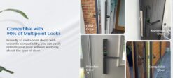 EA 225 Slim Double-Side Weatherproof Smart Lock for UPVC, Composite, Wooden & Aluminium Doors - Image 7