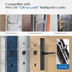 EA 225 Slim Double-Side Weatherproof Smart Lock for UPVC, Composite, Wooden & Aluminium Doors - Image 6