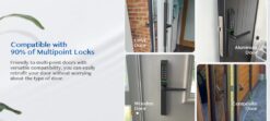 EA 225 Slim Double-Side Weatherproof Smart Lock for UPVC, Composite, Wooden & Aluminium Doors - Image 5