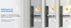 EA 225 Slim Double-Side Weatherproof Smart Lock for UPVC, Composite, Wooden & Aluminium Doors - Image 3