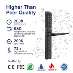 EA 223 Slim Smart Digital Euro Profile Lock for UPVC, Composite, Wooden & Aluminium Doors - Image 7