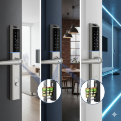 EA 223 Slim Smart Digital Euro Profile Lock for UPVC, Composite, Wooden & Aluminium Doors - Image 9