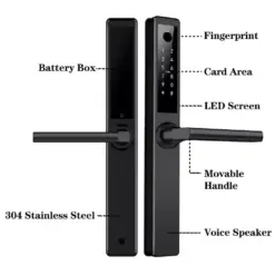EA 230 Slim Line Smart Digital Lock for UPVC, Composite, Wooden & Aluminium Doors - Image 5