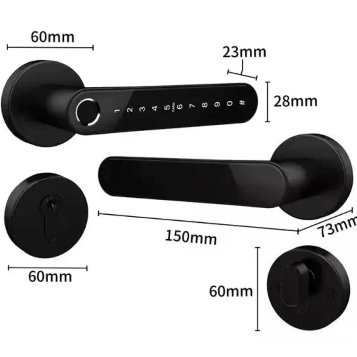 EA 250 Leverline Fingerprint Smart Door Handle