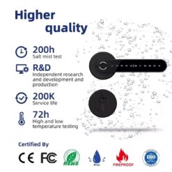EA 250 Leverline Fingerprint Smart Door Handle - Image 3