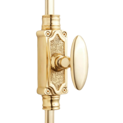 Oval Knob Stephaney Espagnolette Lock Bolt for up to 9 Feet High Doors & Windows