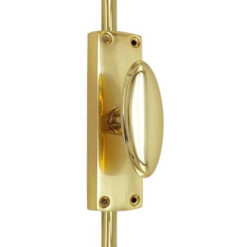 Oval Knob Espagnolette/Crémone Locking Bolt for up to 8.5 Feet High Doors & Windows