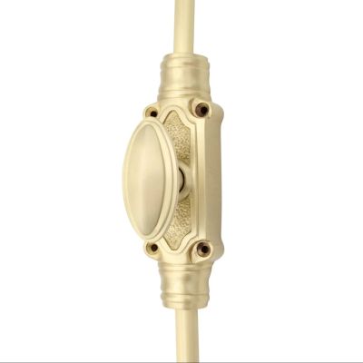 Hampton Reeded Cremone Bolt by Euro Art | Solid Brass Espagnolette Bolt