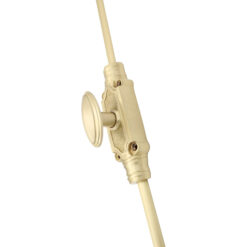 Hampton Reeded Cremone Bolt by Euro Art | Solid Brass Espagnolette Bolt - Image 3