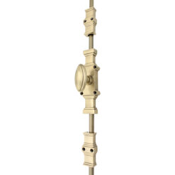 The Windsor Cremone Bolt by Euro Art | Solid Brass Espagnolette Bolt | 2 Finishes - Image 7