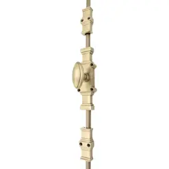 The Windsor Cremone Bolt by Euro Art | Solid Brass Espagnolette Bolt | 2 Finishes - Image 4
